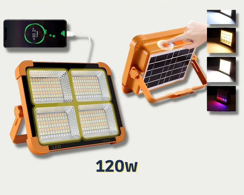 Proyector LED Solar de 120W