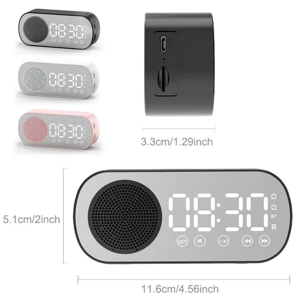 Radio Reloj Despertador con Bluetooth