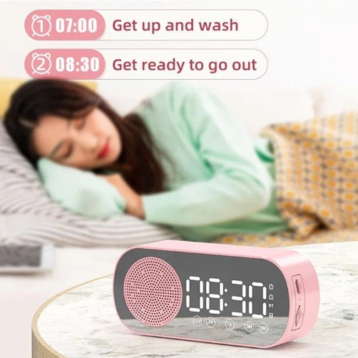 Radio Reloj Despertador con Bluetooth